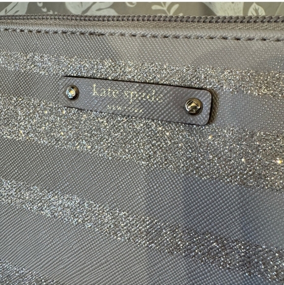 Kate Spade Haven Lane Ramey Lilac Glitter Crossbody $149 Retail EUC - Picture 4 of 14